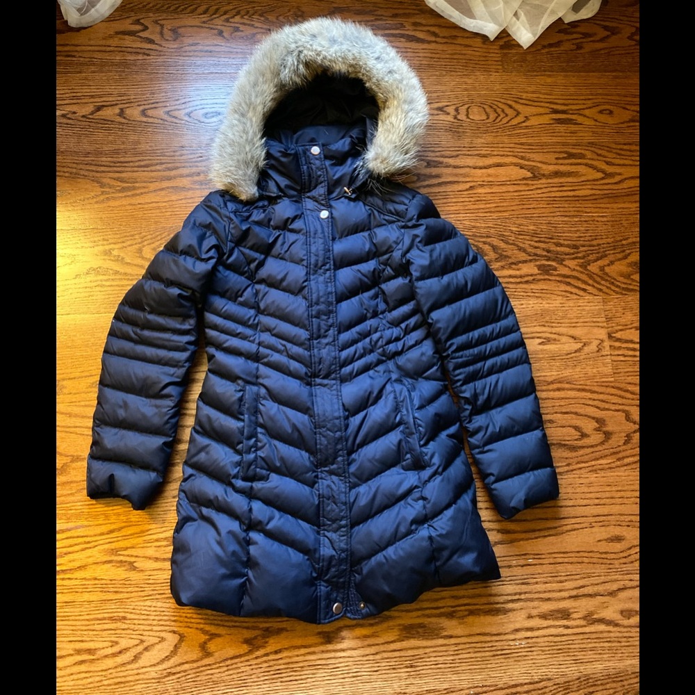 Andrew Marc navy blue women’s jacket size XS